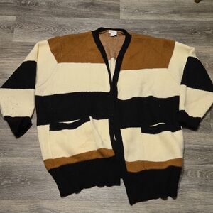 Lularoe Striped Peyton Cardigan Sz 2X